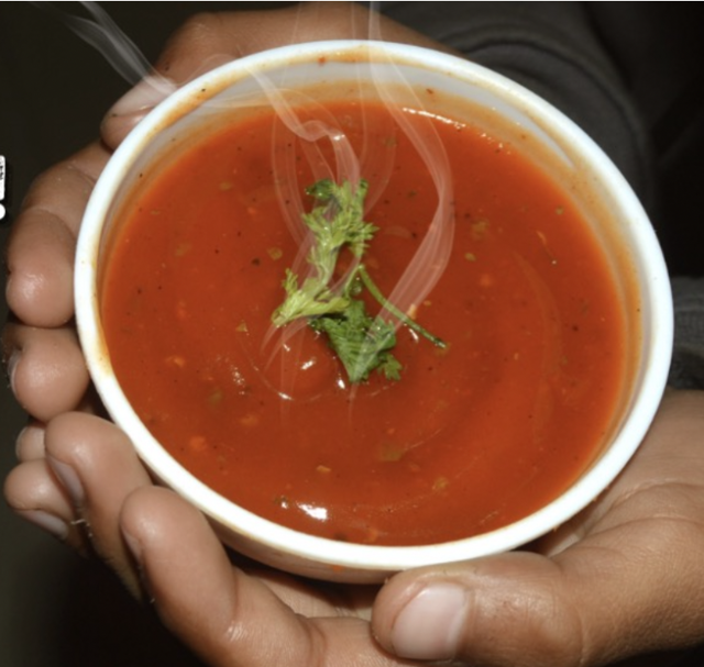 Tomato Basil Soup.