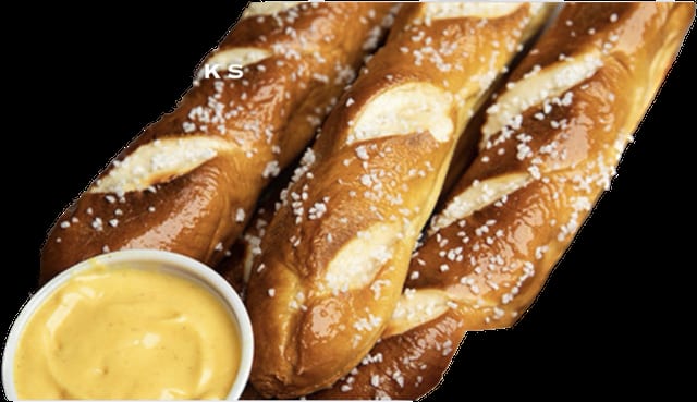 (4) Pretzel Breadsticks.