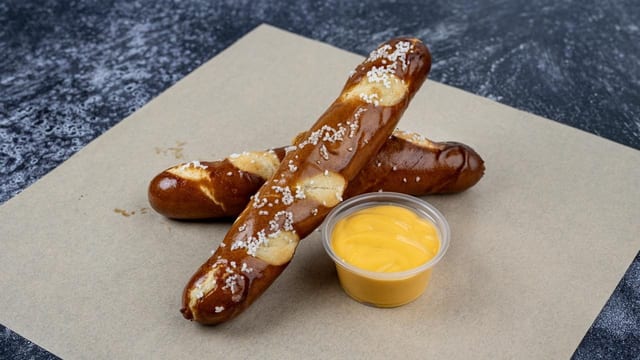 (2) Pretzel Breadsticks.